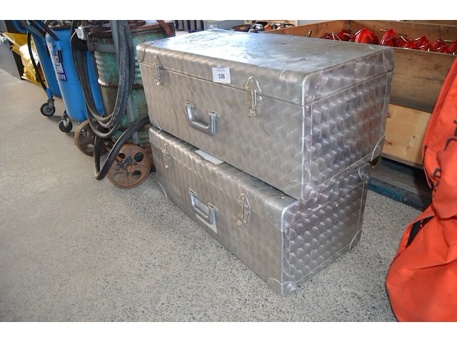 2 x aluminium koffer - afbeelding 3 van  5