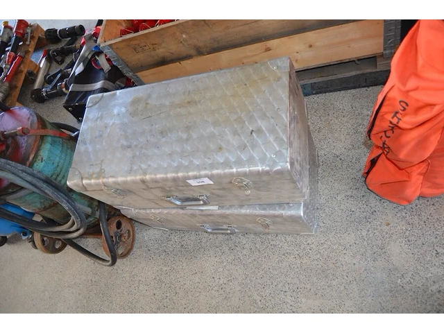 2 x aluminium koffer - afbeelding 4 van  5