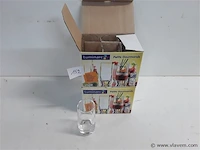 2 x apero glaasjes 6 stuks 6cl - afbeelding 1 van  2