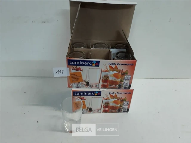 2 x apero glaasjes 6 stuks 8cl - afbeelding 1 van  3