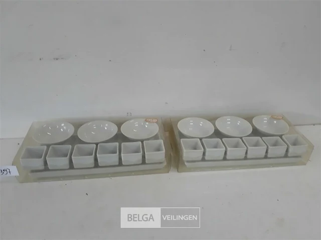 2 x apero schaaltjes op bord 10 delig - afbeelding 1 van  3