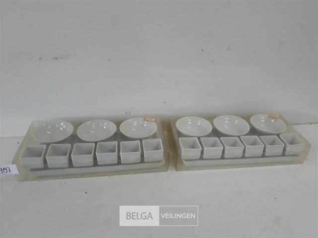 2 x apero schaaltjes op bord 10 delig - afbeelding 1 van  3