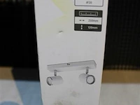 2 x armatuur voorzien van 2 ledspots kleur wit - afbeelding 2 van  2