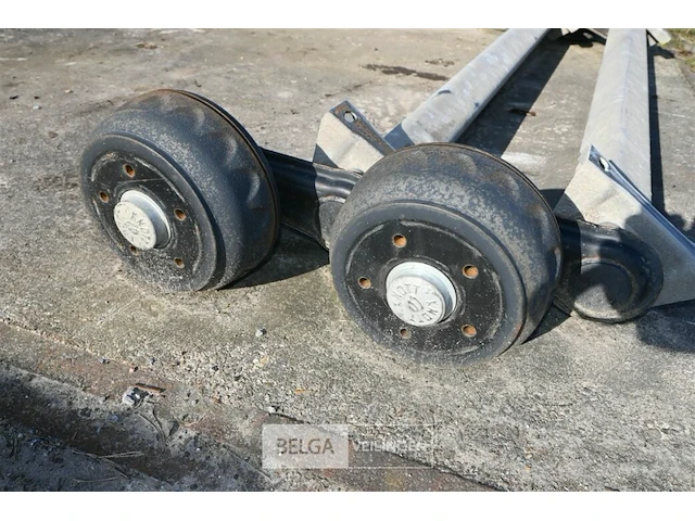 2 x as van geremde aanhangwagen - afbeelding 3 van  5