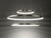 2 x aurora 360 design armatuur zilver glans - afbeelding 1 van  6
