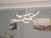 2 x aurora 360 design armatuur zilver glans - afbeelding 4 van  6