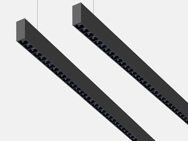2 x b52 led design pendel armatuur zwart - afbeelding 1 van  9