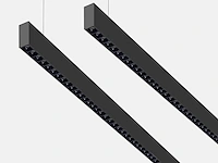 2 x b52 led design pendel armatuur zwart - afbeelding 1 van  9
