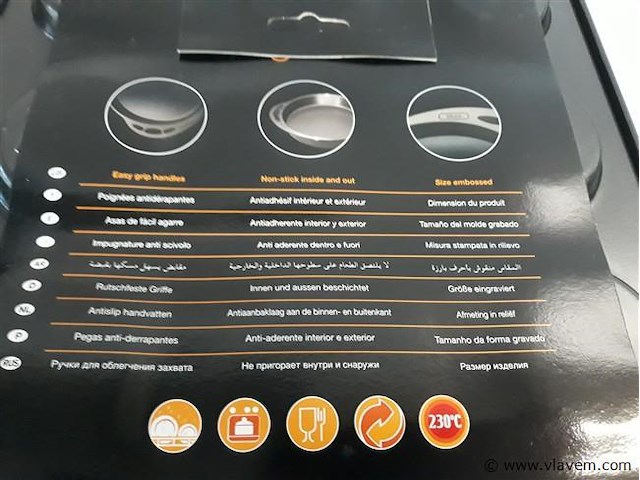 2 x bakplaat pyrex poffertjes 6,5 cm - afbeelding 2 van  2