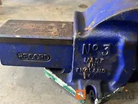 2 x bankschroef no3 woden en record