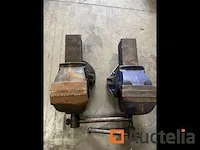 2 x bankschroef no3 woden en record - afbeelding 3 van  4
