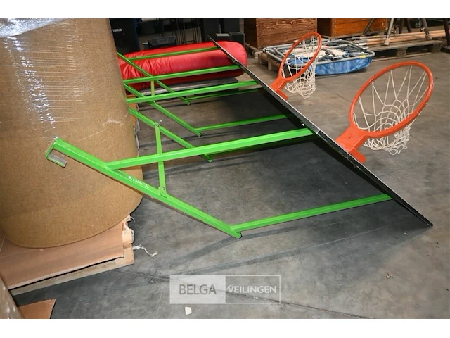 2 x basketbalring met bord en bevestiging - afbeelding 3 van  6