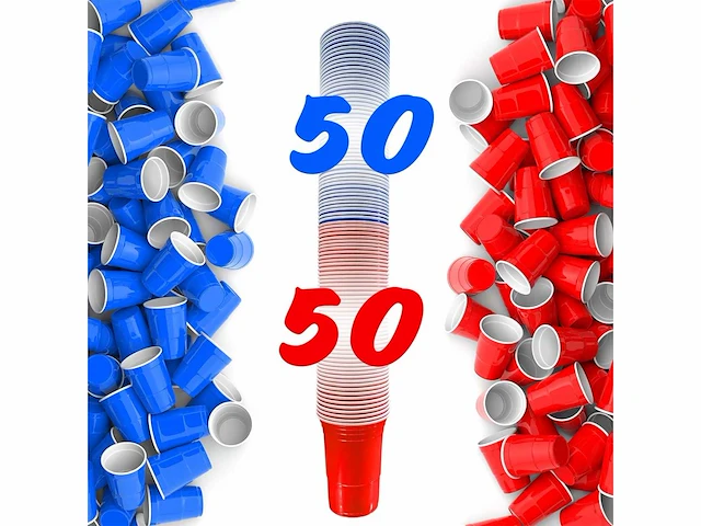 2 x beer pong tafel - opvouwbaar en in hoogte verstelbaar, 240 x 61 cm - afbeelding 5 van  6