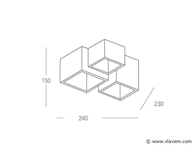 2 x bloq 3.0 design opbouw spot - afbeelding 4 van  8