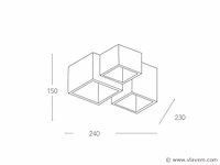 2 x bloq 3.0 design opbouw spot - afbeelding 4 van  8