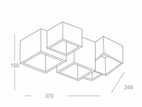 2 x bloq 5.0 design opbouw spots - afbeelding 2 van  9