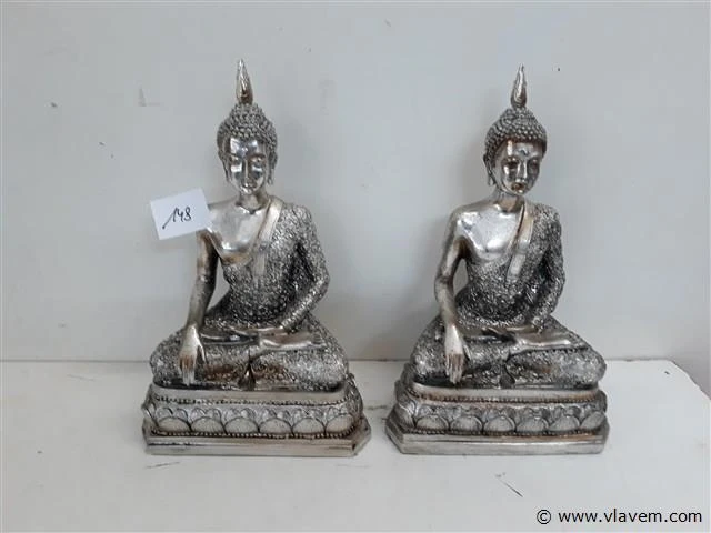 2 x boeddha beeld - afbeelding 1 van  2