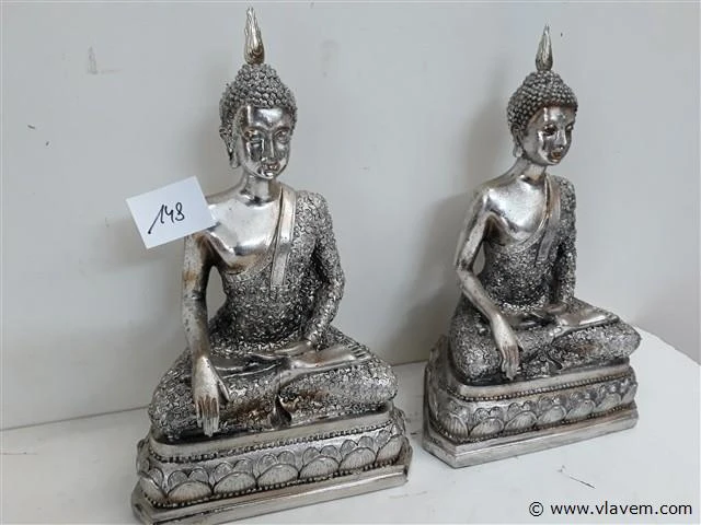 2 x boeddha beeld - afbeelding 2 van  2