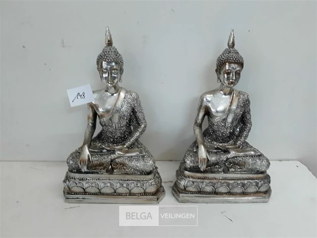2 x boeddha beeld - afbeelding 1 van  3