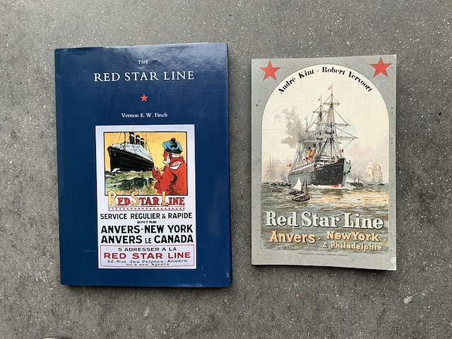 2 x boeken red star line - afbeelding 1 van  1
