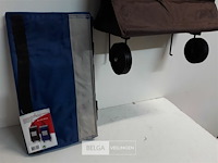 2 x boodschappenwagentje 33x16x60 cm opvouwbaar - afbeelding 3 van  3