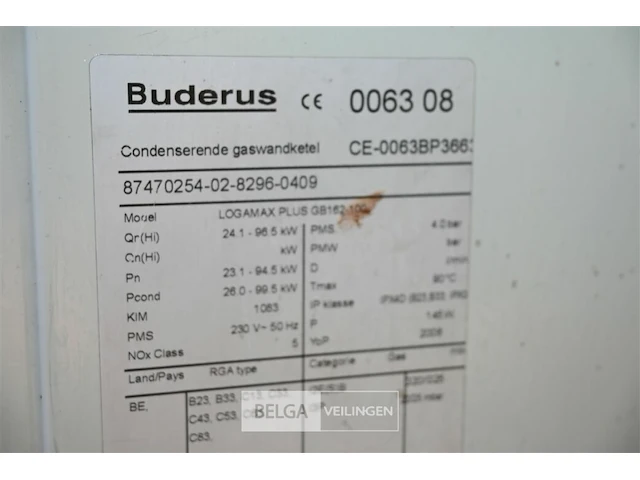 2 x buderus condenserende gaswandketel - afbeelding 4 van  5