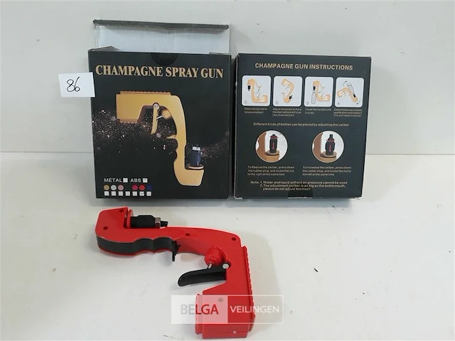 2 x champagne gun - afbeelding 1 van  3