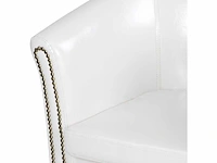 2 x chesterfield fauteuil van kunstleer en hout - afbeelding 6 van  6