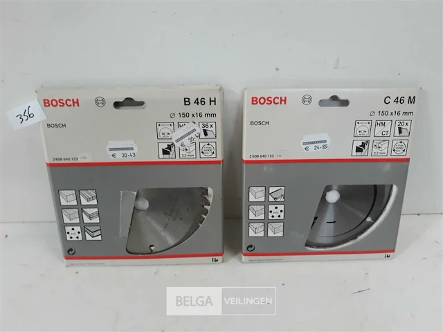 2 x cirkelzaagblad widea bosch 150mm - afbeelding 1 van  3