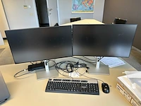 2 x computerscherm dell - afbeelding 1 van  6