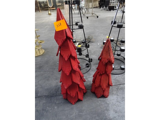 2 x deco kerstboom - afbeelding 1 van  1