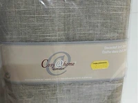 2 x decostof beige met glitters 2x1,35 m - afbeelding 3 van  3