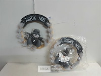 2 x deurhanger 33 cm 2 assorti - afbeelding 2 van  3