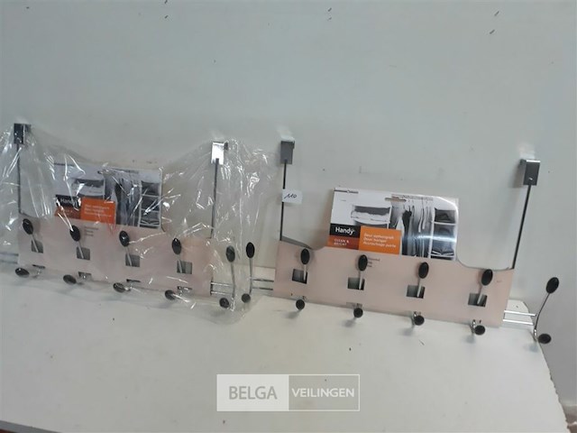 2 x deurkapstok 6 haken - afbeelding 2 van  3