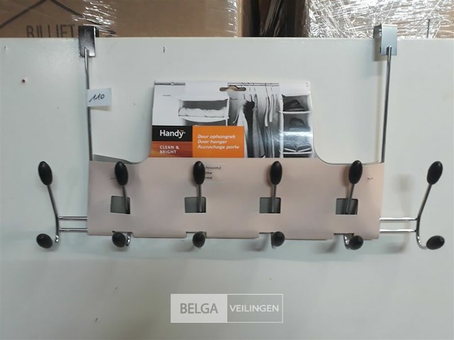 2 x deurkapstok 6 haken - afbeelding 3 van  3