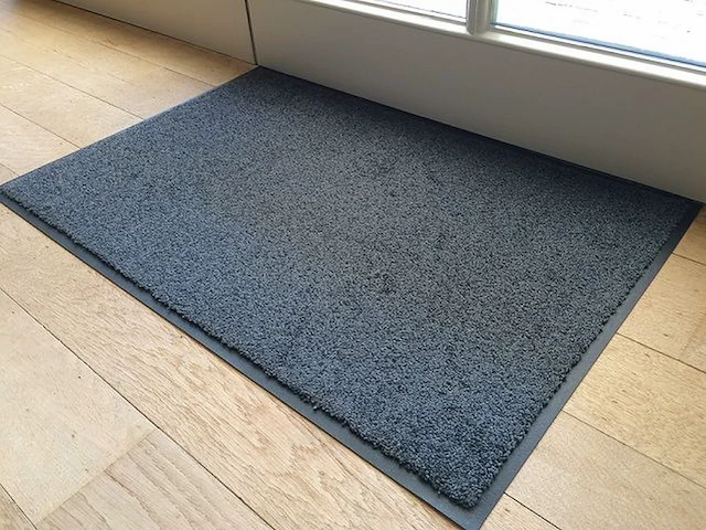 2 x deurmat - droogloopmat - eco-clean - 60 x 90 cm. - grijs - afbeelding 1 van  6