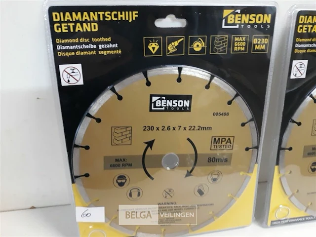2 x diamantschijf 230 mm - afbeelding 3 van  3