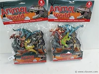 2 x dino's 6 stuks - afbeelding 1 van  2