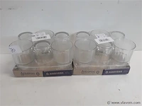 2 x drinkglazen 27 cl stapelbaar 6 stuks - afbeelding 1 van  2