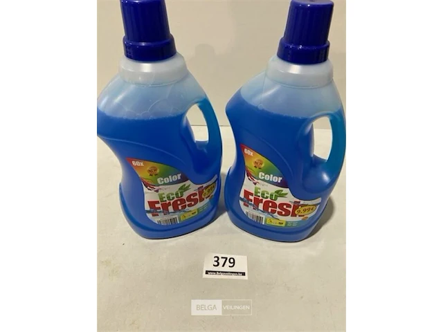 2 x eco fresh wasmiddel color 60 wasbeurten 3 liter - afbeelding 1 van  3