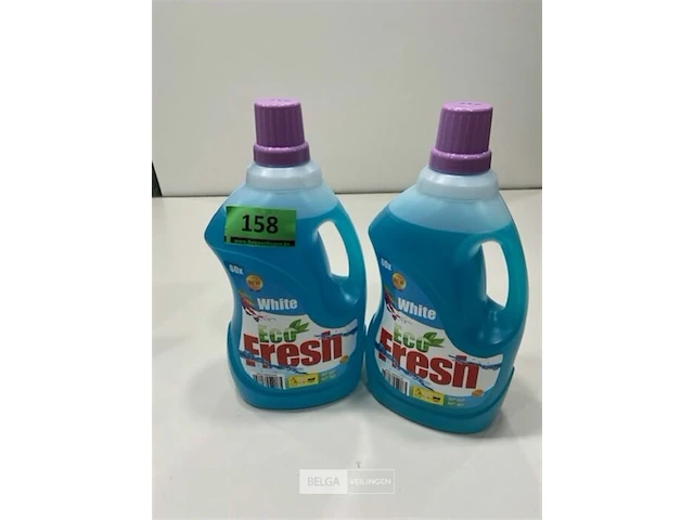 2 x eco fresh wasmiddel white 60 wasbeurten 3 liter - afbeelding 1 van  3