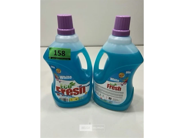 2 x eco fresh wasmiddel white 60 wasbeurten 3 liter - afbeelding 3 van  3