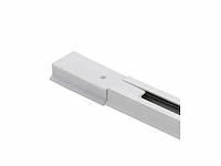 2 x eenfase rail – 1 m –wit – aluminium – ip20 – inclusief montageset - afbeelding 3 van  3