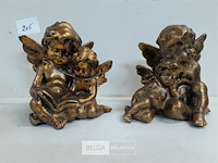 2 x engelen brons kleur 2 assorti - afbeelding 3 van  3