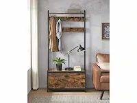 2 x entreekast met bank, 9 haken en plank - afbeelding 1 van  7