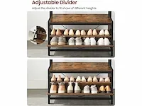 2 x entreekast met bank, 9 haken en plank - afbeelding 5 van  7