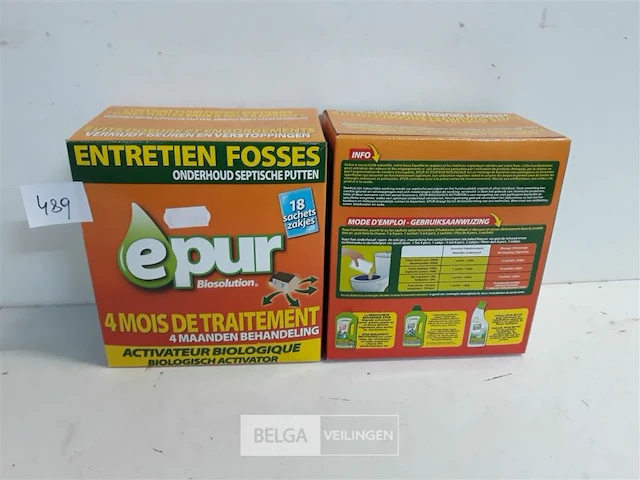 2 x epur 18 zakjes voor septische putten - afbeelding 1 van  3