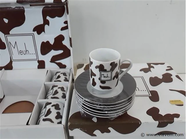 2 x espresso tas in set 12 delig - afbeelding 2 van  2
