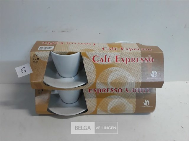 2 x espresso tas in set 2 stuks - afbeelding 2 van  3