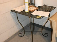 2 x fauteuil + metalen tafeltje - afbeelding 4 van  6